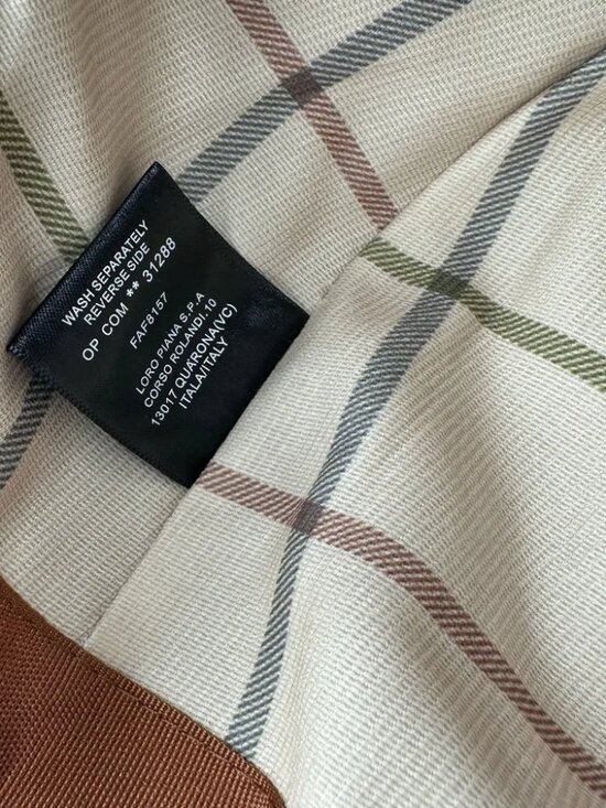 Loro Piana Pale Pink Storm System Cashmere Cap Mauve & White Trim Made in Italy main image 6